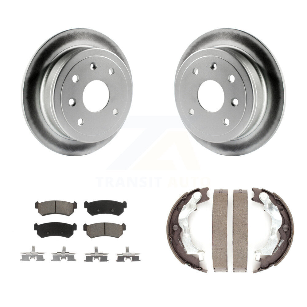Coated Disc Rotors and Ceramic Brake Pads Kit-KGC-103142 - Kit.bestparts.ca