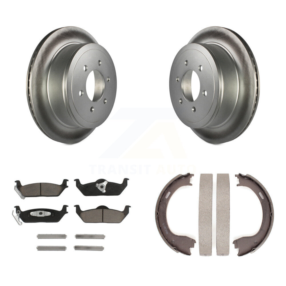 Coated Disc Rotors and Ceramic Brake Pads Kit-KGC-103165 - Kit.bestparts.ca