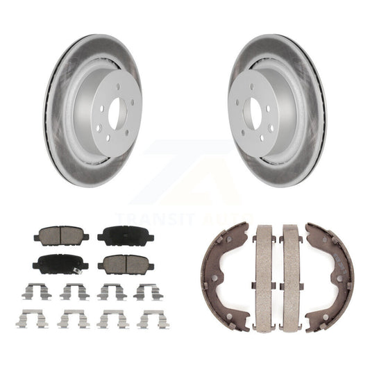Coated Disc Rotors and Ceramic Brake Pads Kit-KGC-103172 - Kit.bestparts.ca