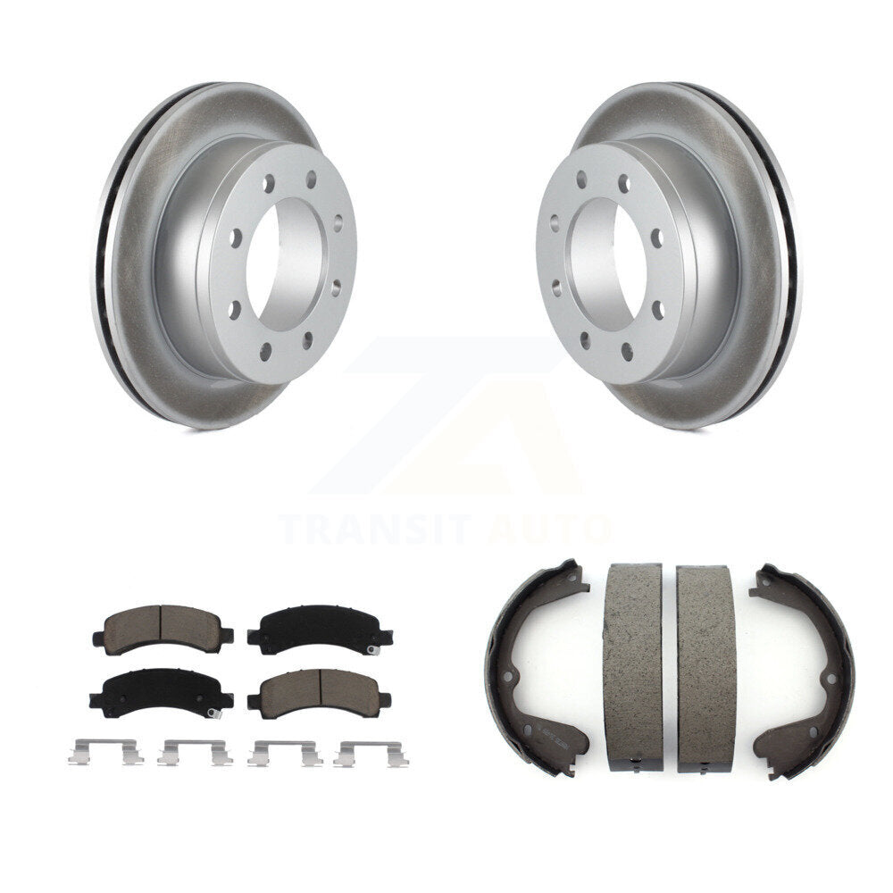 Coated Disc Rotors and Ceramic Brake Pads Kit-KGC-103184 - Kit.bestparts.ca