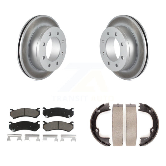 Coated Disc Rotors and Ceramic Brake Pads Kit-KGC-103186 - Kit.bestparts.ca