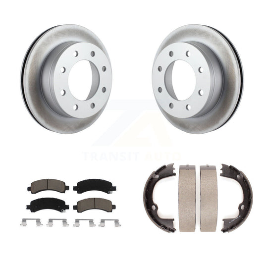 Coated Disc Rotors and Ceramic Brake Pads Kit-KGC-103187 - Kit.bestparts.ca