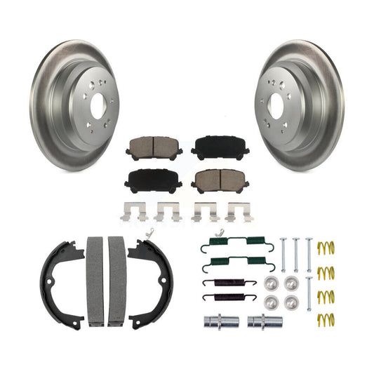 Coated Disc Rotors and Ceramic Brake Pads Kit-KGC-103258 - Kit.bestparts.ca