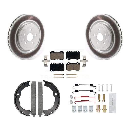 coated disc rotors and ceramic brake pads-kgc-103260 - Kit.bestparts.ca