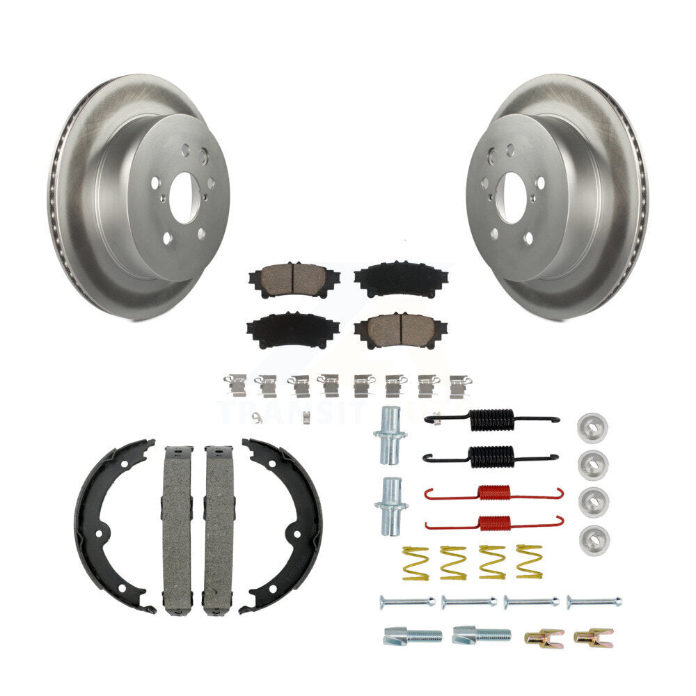 Coated Disc Rotors and Ceramic Brake Pads Kit-KGC-103277 - Kit.bestparts.ca
