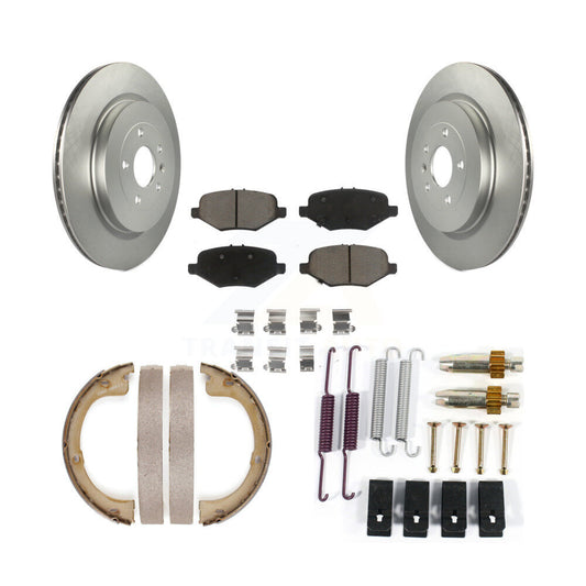 Coated Disc Rotors and Ceramic Brake Pads Kit-KGC-103291 - Kit.bestparts.ca