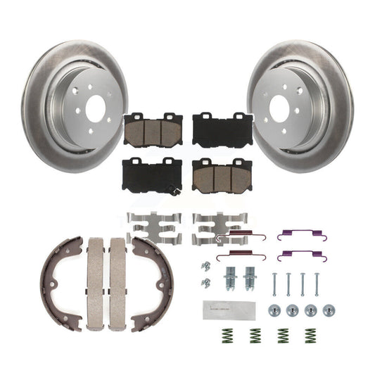Coated Disc Rotors and Ceramic Brake Pads Kit-KGC-103343 - Kit.bestparts.ca