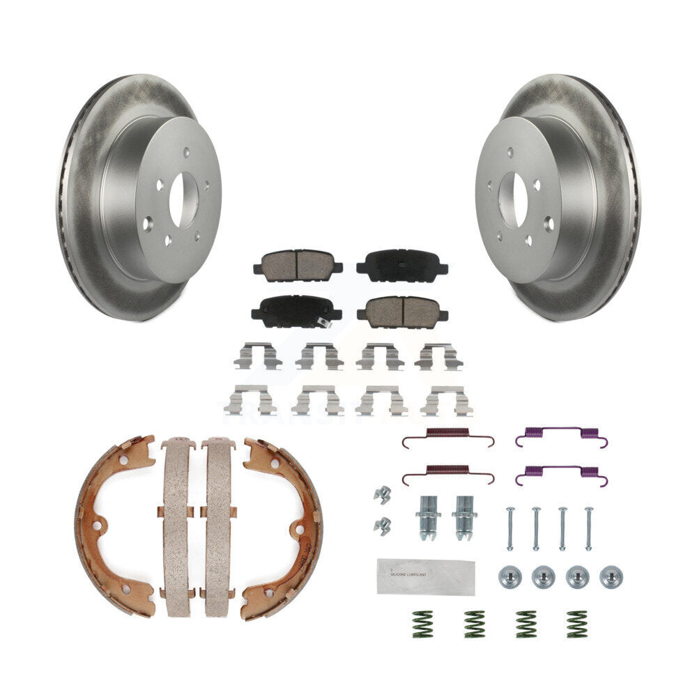Coated Disc Rotors and Ceramic Brake Pads Kit-KGC-103383 - Kit.bestparts.ca