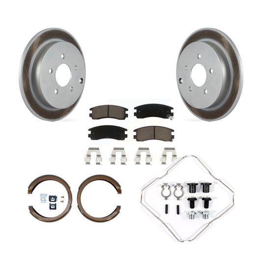 Coated Disc Rotors and Ceramic Brake Pads Kit-KGC-103384 - Kit.bestparts.ca