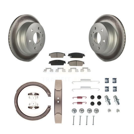 Coated Disc Rotors and Ceramic Brake Pads Kit-KGC-103390 - Kit.bestparts.ca