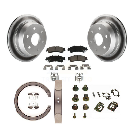 coated disc rotors and ceramic brake pads-kgc-103393 - Kit.bestparts.ca