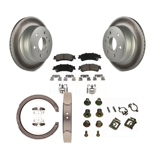 coated disc rotors and ceramic brake pads-kgc-103394 - Kit.bestparts.ca