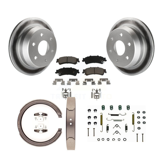 Coated Disc Rotors and Ceramic Brake Pads Kit-KGC-103395 - Kit.bestparts.ca