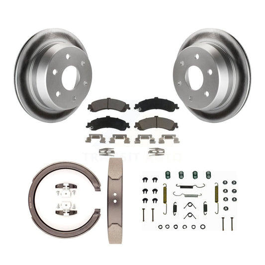 Coated Disc Rotors and Ceramic Brake Pads Kit-KGC-103411 - Kit.bestparts.ca