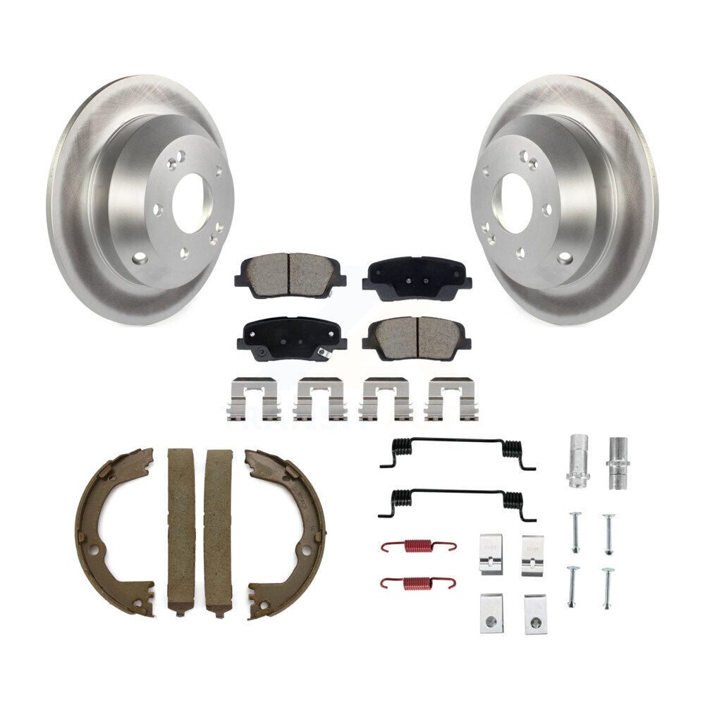Coated Disc Rotors and Ceramic Brake Pads Kit-KGC-103482 - Kit.bestparts.ca