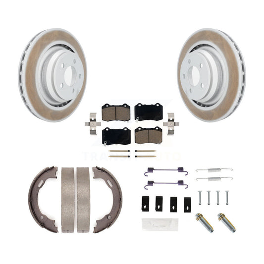 Coated Disc Rotors and Ceramic Brake Pads Kit-KGC-103533 - Kit.bestparts.ca