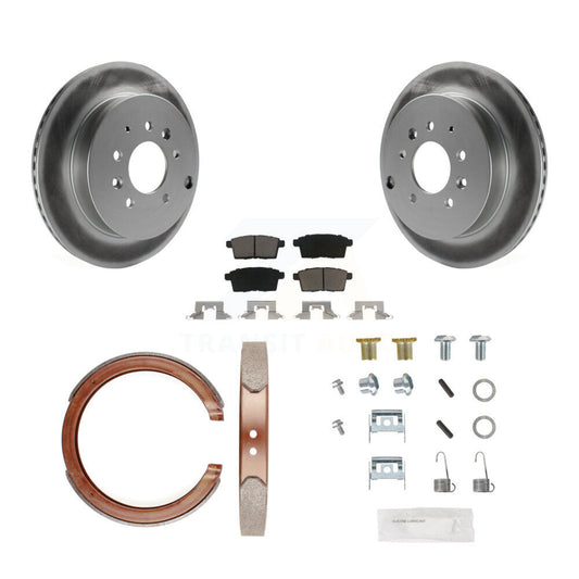 Coated Disc Rotors and Ceramic Brake Pads Kit-KGC-103550 - Kit.bestparts.ca