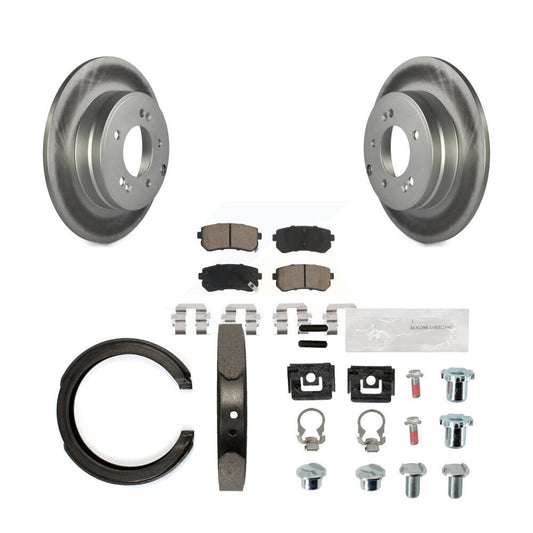 Coated Disc Rotors and Ceramic Brake Pads Kit-KGC-103553 - Kit.bestparts.ca