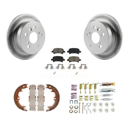 Coated Disc Rotors and Ceramic Brake Pads Kit-KGC-103563 - Kit.bestparts.ca