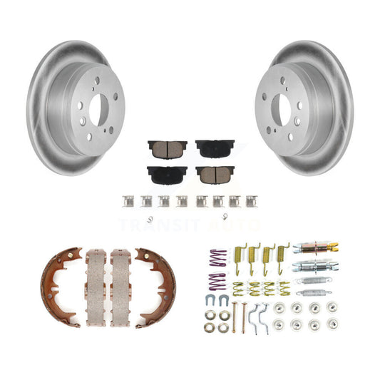Coated Disc Rotors and Ceramic Brake Pads Kit-KGC-103565 - Kit.bestparts.ca