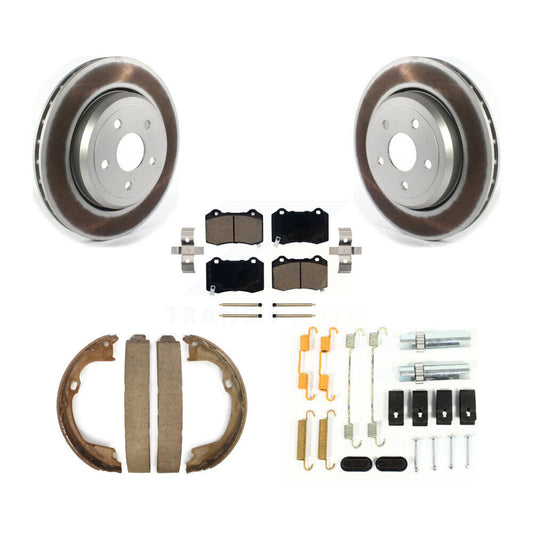 Coated Disc Rotors and Ceramic Brake Pads Kit-KGC-103571 - Kit.bestparts.ca