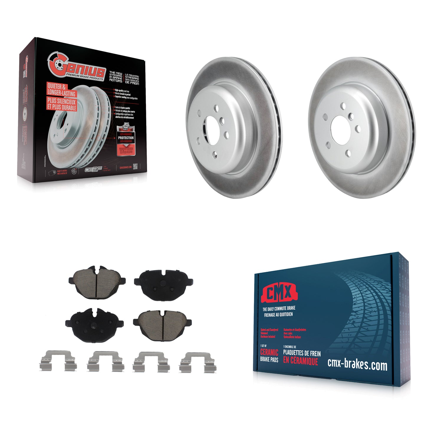 Disc Rotors and Ceramic Brake Pads Kit-KGC-103579 Kit.bestparts.ca