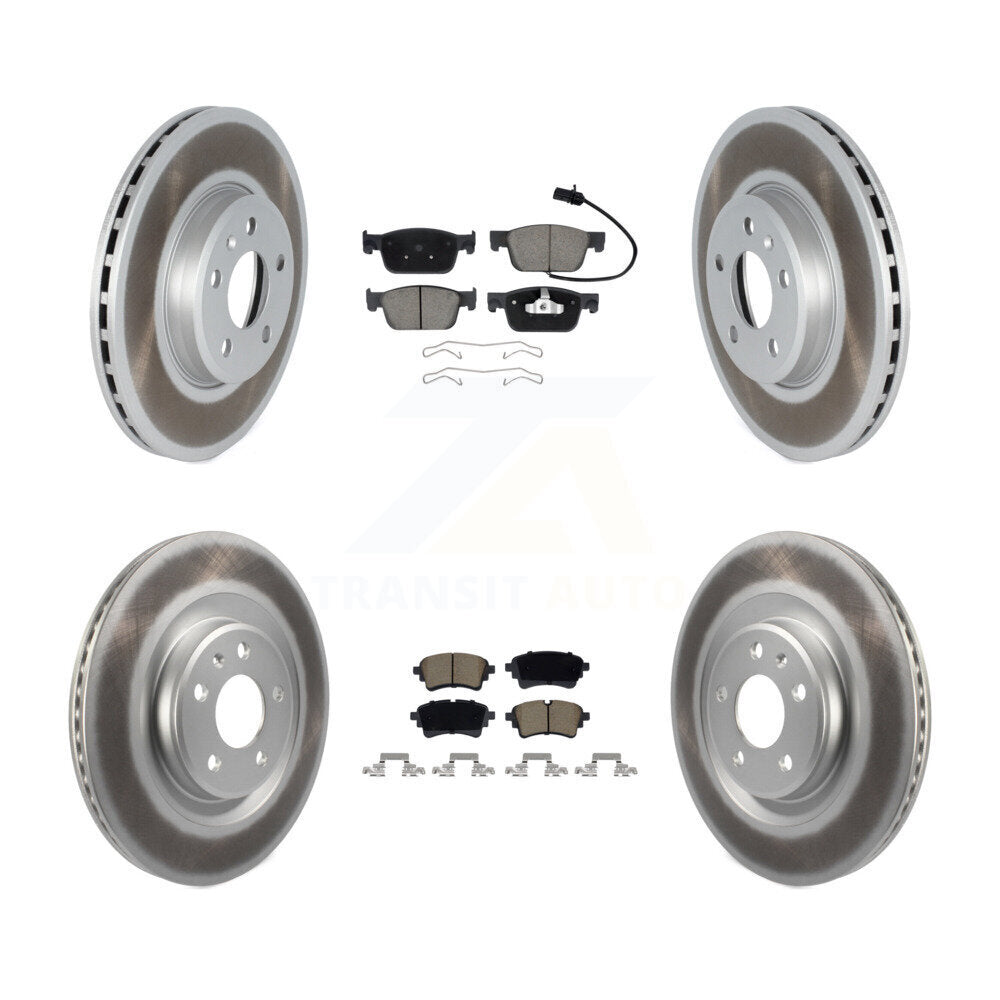 Coated Disc Rotors and Ceramic Brake Pads Kit-KGC-103580