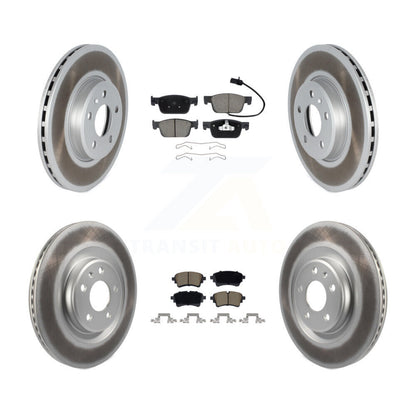 Coated Disc Rotors and Ceramic Brake Pads Kit-KGC-103580