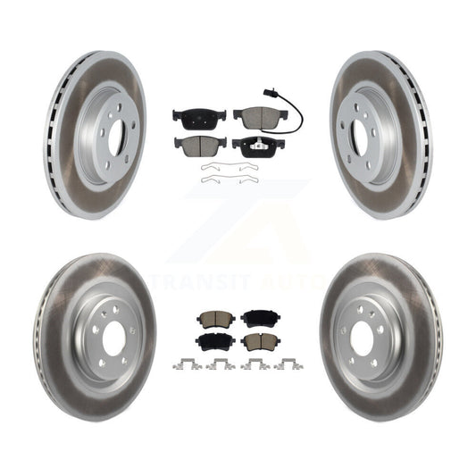 Coated Disc Rotors and Ceramic Brake Pads Kit-KGC-103580