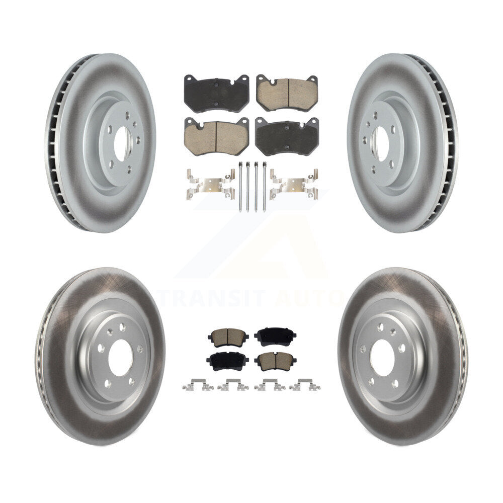 Coated Disc Rotors and Ceramic Brake Pads Kit-KGC-103581