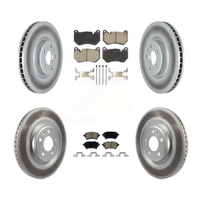 Coated Disc Rotors and Ceramic Brake Pads Kit-KGC-103581