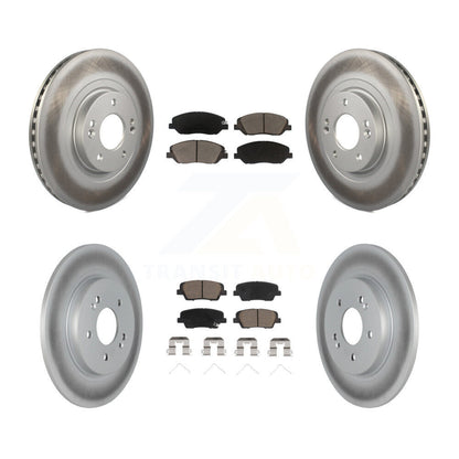 Coated Disc Rotors and Ceramic Brake Pads Kit-KGC-103597