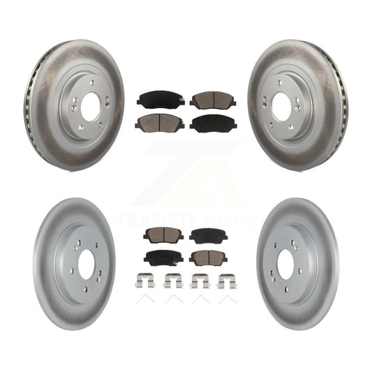 Coated Disc Rotors and Ceramic Brake Pads Kit-KGC-103597