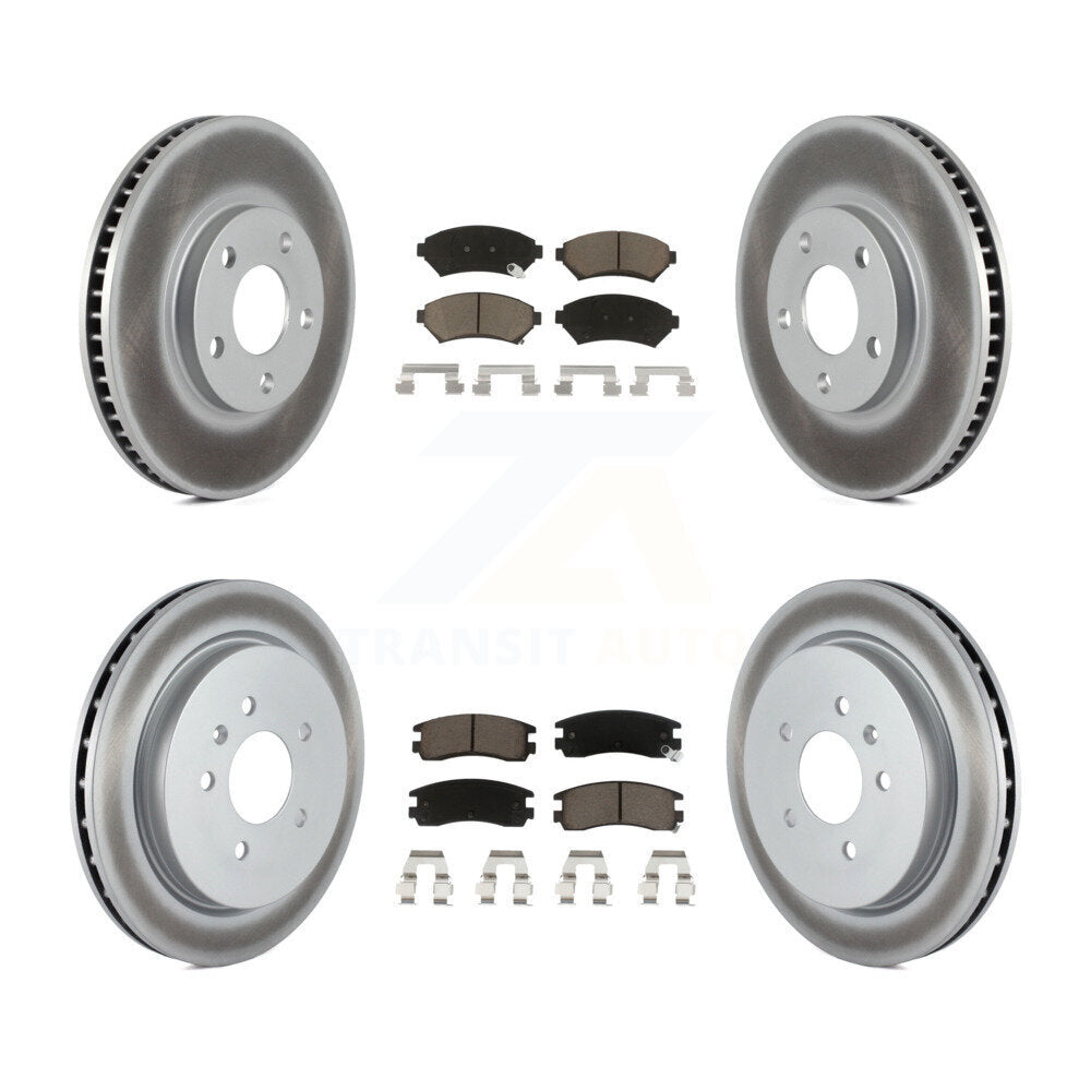 Disc Rotors and Ceramic Brake Pads Kit-KGC-103601