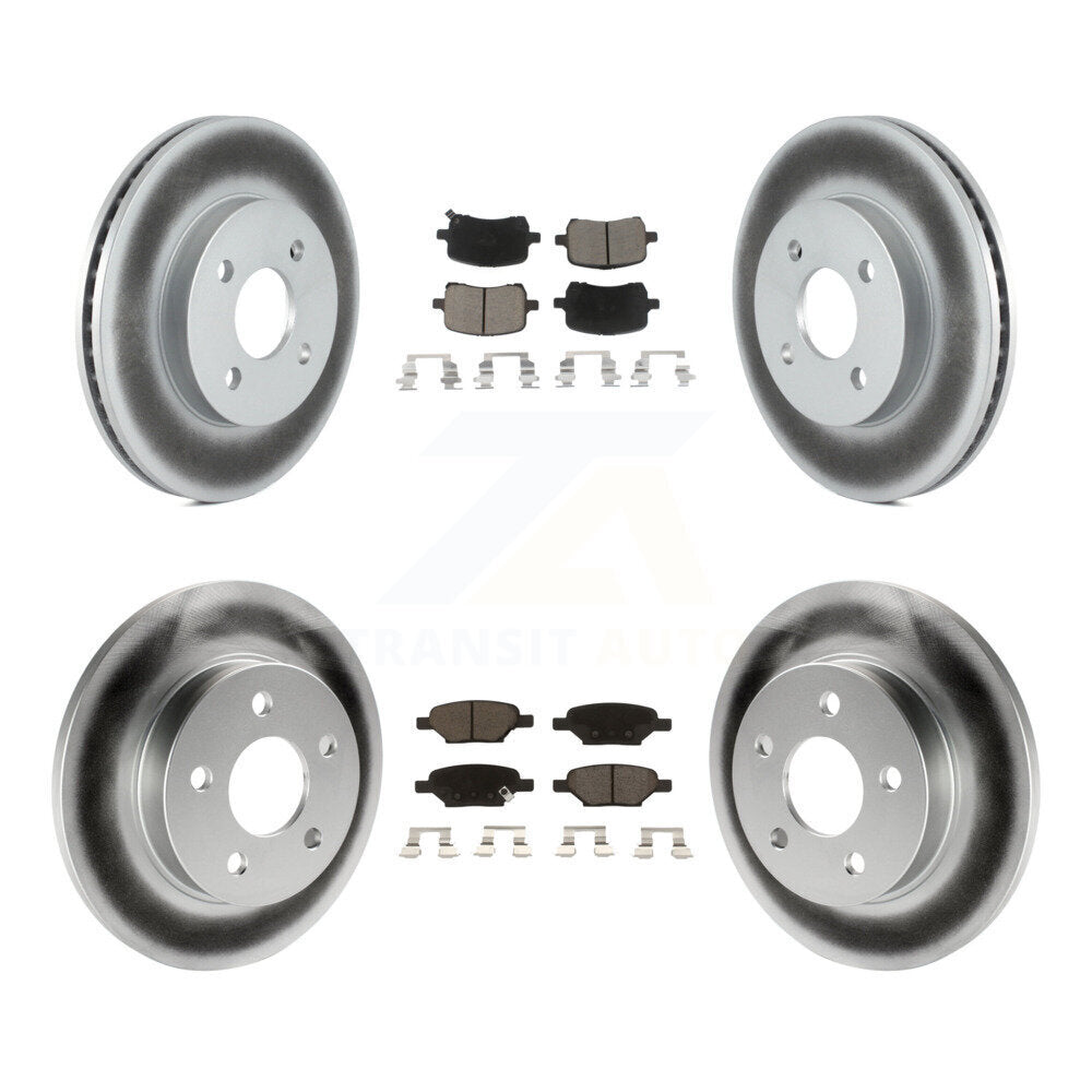 Disc Rotors and Ceramic Brake Pads Kit-KGC-103602