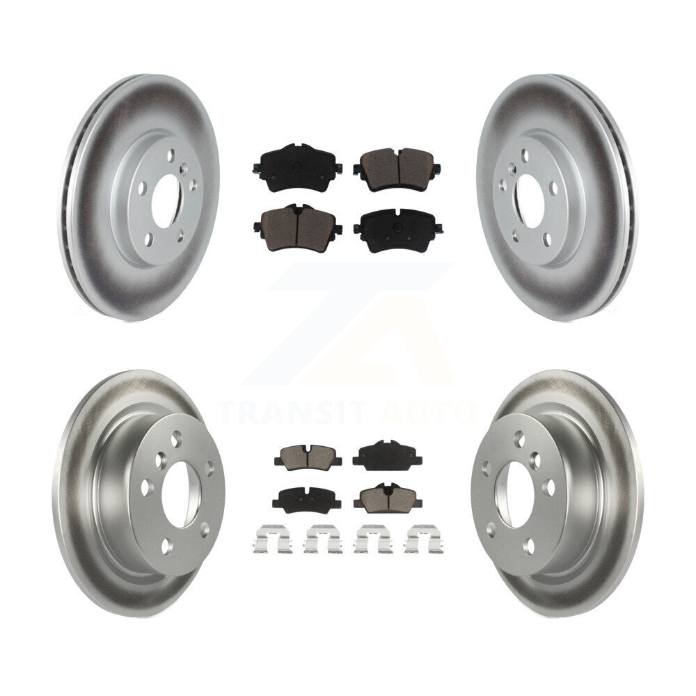 Coated Disc Rotors and Ceramic Brake Pads Kit-KGC-103606