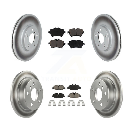 Coated Disc Rotors and Ceramic Brake Pads Kit-KGC-103606