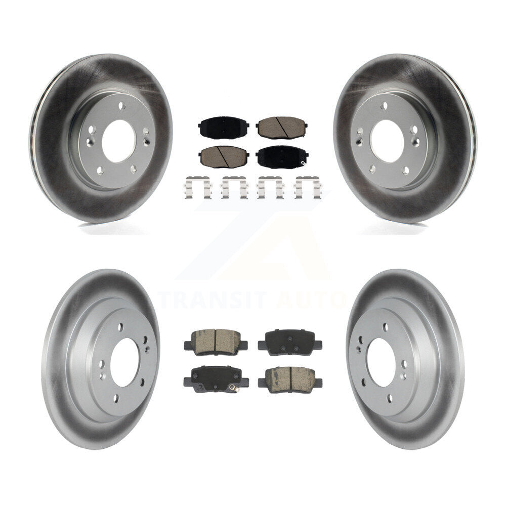 Coated Disc Rotors and Ceramic Brake Pads Kit-KGC-103609 Kit.bestparts.ca