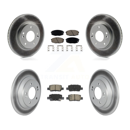 Coated Disc Rotors and Ceramic Brake Pads Kit-KGC-103609