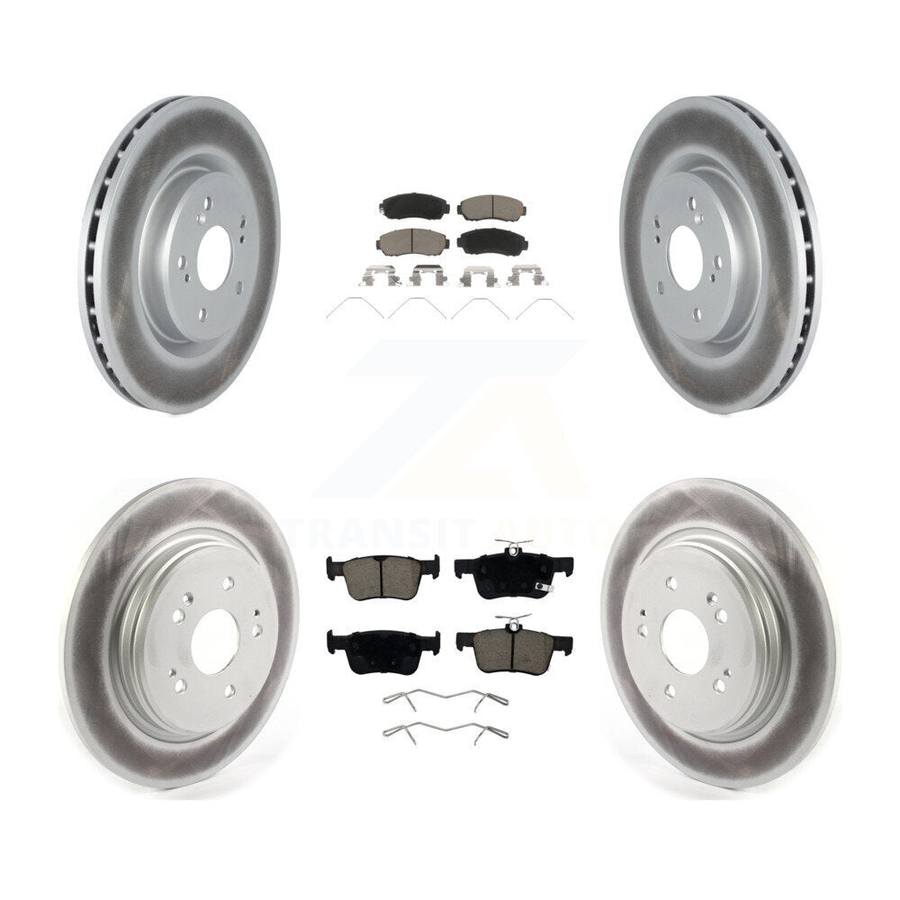 Disc Rotors and Ceramic Brake Pads Kit-KGC-103616