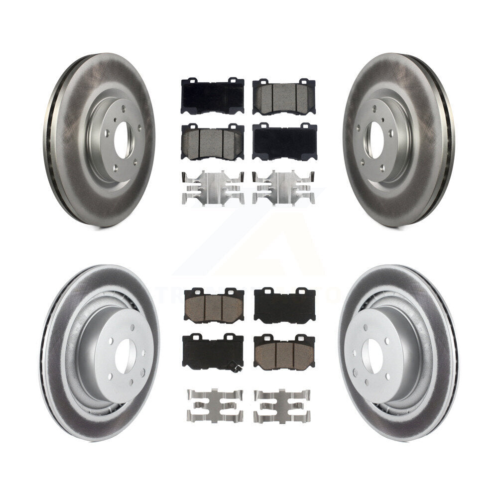 Disc Rotors and Ceramic Brake Pads Kit-KGC-103633 Kit.bestparts.ca