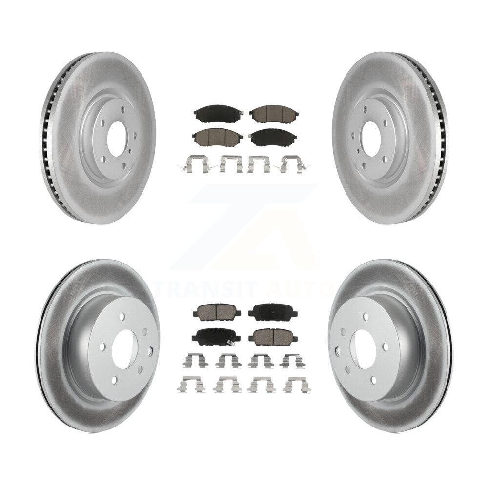 Disc Rotors and Ceramic Brake Pads Kit-KGC-103634