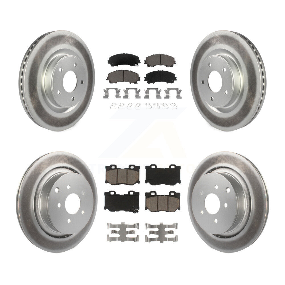 Disc Rotors and Ceramic Brake Pads Kit-KGC-103635