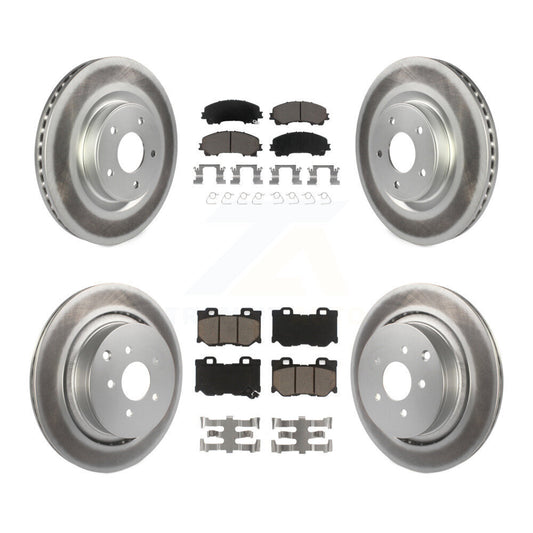 Disc Rotors and Ceramic Brake Pads Kit-KGC-103635