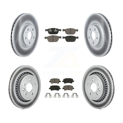 Coated Disc Rotors and Ceramic Brake Pads Kit-KGC-103637