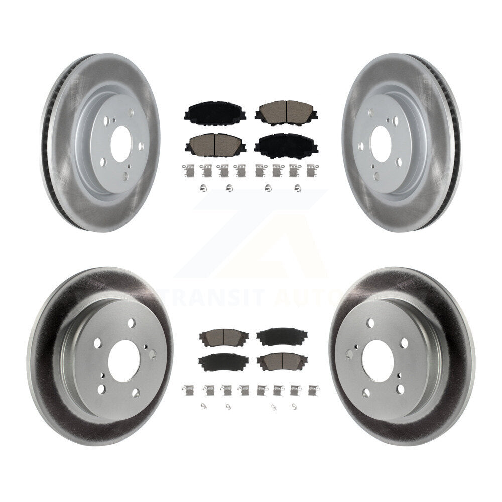 Disc Rotors and Ceramic Brake Pads Kit-KGC-103640