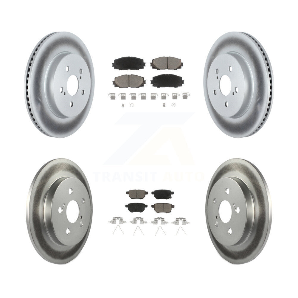 Disc Rotors and Ceramic Brake Pads Kit-KGC-103641