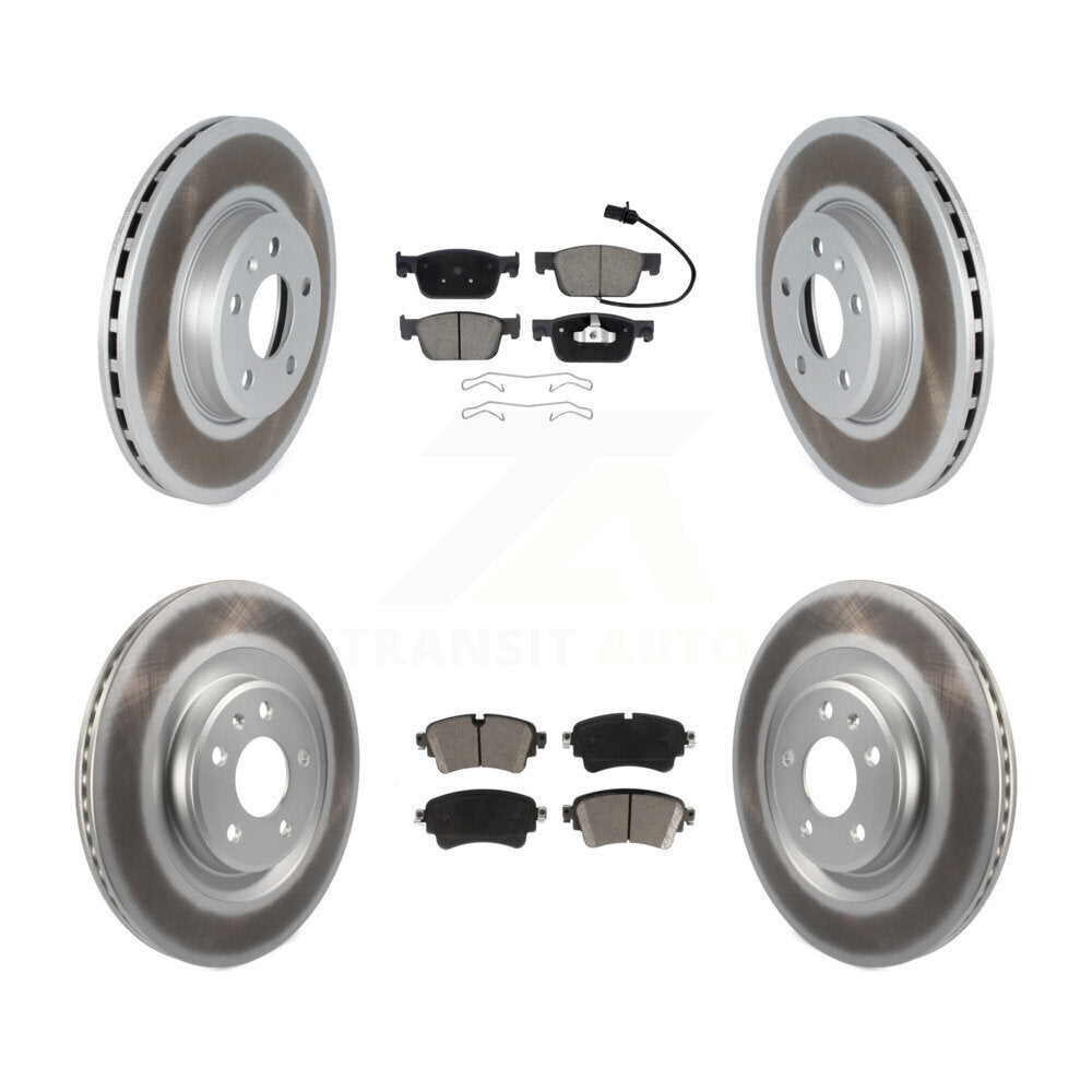 Coated Disc Rotors and Ceramic Brake Pads Kit-KGC-103643 Kit.bestparts.ca