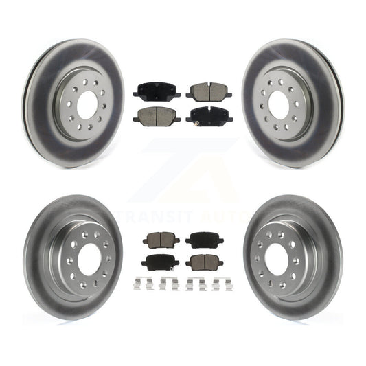 Disc Rotors and Ceramic Brake Pads Kit-KGC-103644