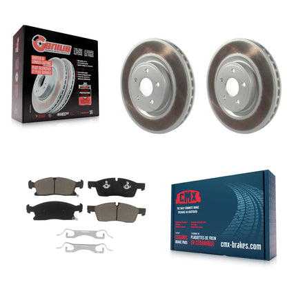 Coated Disc Rotors and Ceramic Brake Pads Kit-KGC-103649